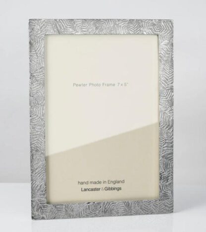 Lancaster & Gibbings Pewter Photo Frames at Gifted Boston Spa