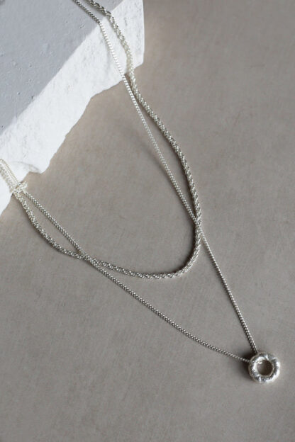 Tutti & Co Reef Necklace Silver (NE693S) - Image 3