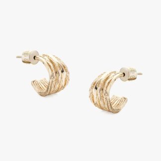 Tutti & Co Spiral Earrings Gold