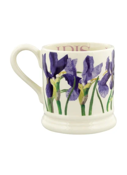 Emma Bridgewater Blue Iris 1/2 Pint Mug - Image 3