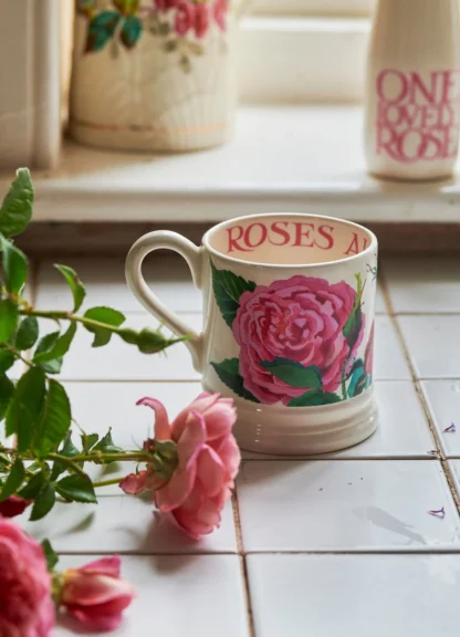 Emma Bridgewater Emma s Rose 1/2 Pint Mug - Image 2