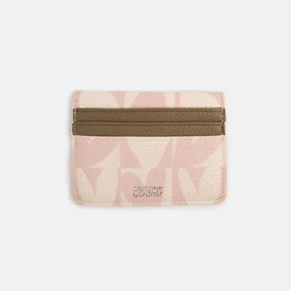 Caroline Gardener Pink Checkmate Hearts Cardholder Coin Purse - Image 2