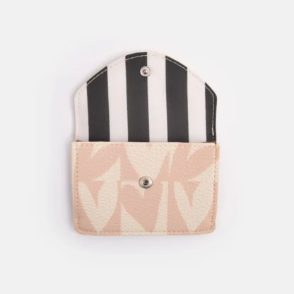 Caroline Gardener Pink Checkmate Hearts Cardholder Coin Purse - Image 3