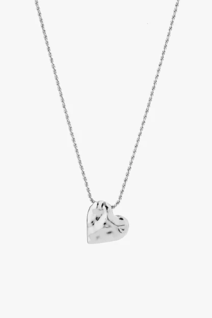 Tutti & Co Heart Necklace Silver