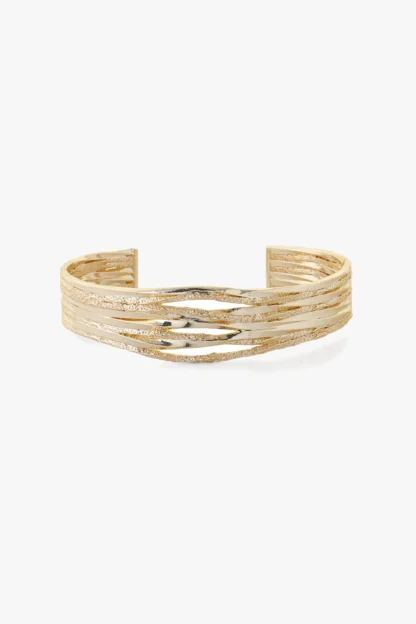 Tutti & Co Spiral Bangle Gold (BR652G)