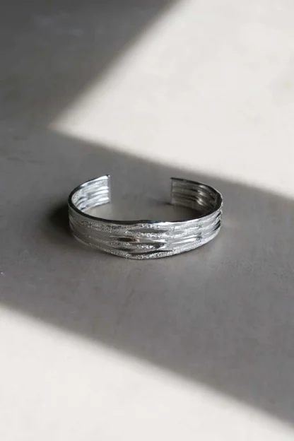 Tutti & Co Spiral Bangle Silver (BR652S)