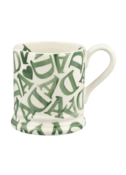 Emma Bridgewater D.A.D Green 1/2 Pint Mug - Image 2