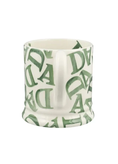 Emma Bridgewater D.A.D Green 1/2 Pint Mug - Image 3