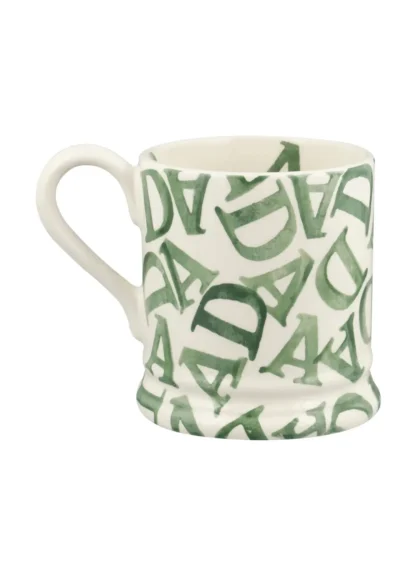 Emma Bridgewater D.A.D Green 1/2 Pint Mug - Image 4