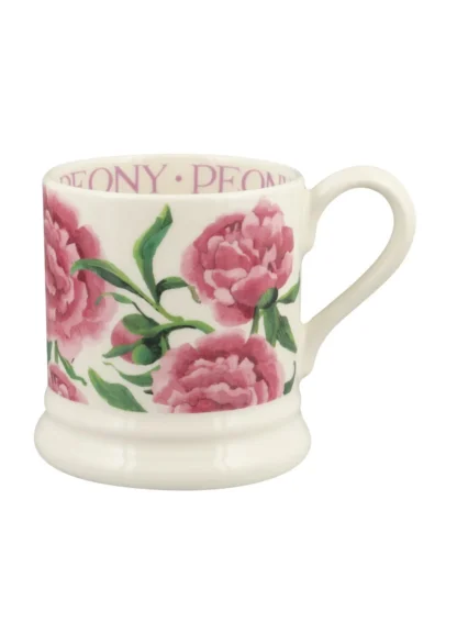 Emma Bridgewater Pink Peony 1/2 Pint Mug - Image 2