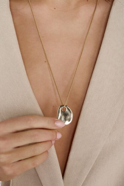 Tutti & Co Balance Necklace Gold - Image 3